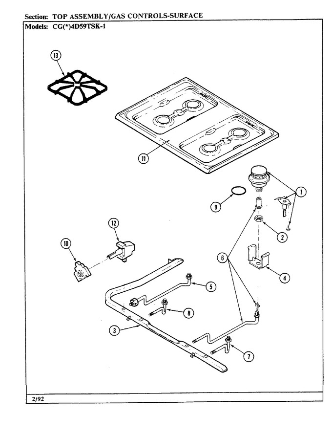 Diagram for CGW4D59TSK-1