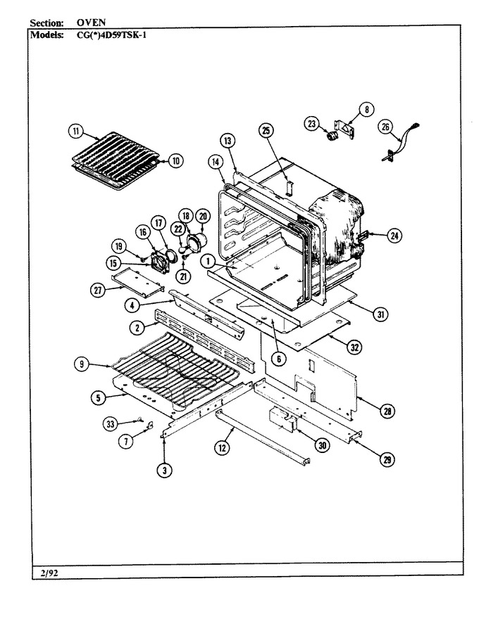Diagram for CGW4D59TSK-1