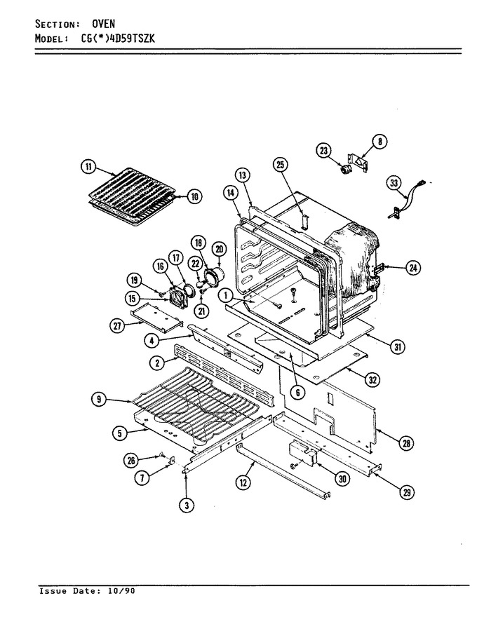 Diagram for CGW4D59TSZK