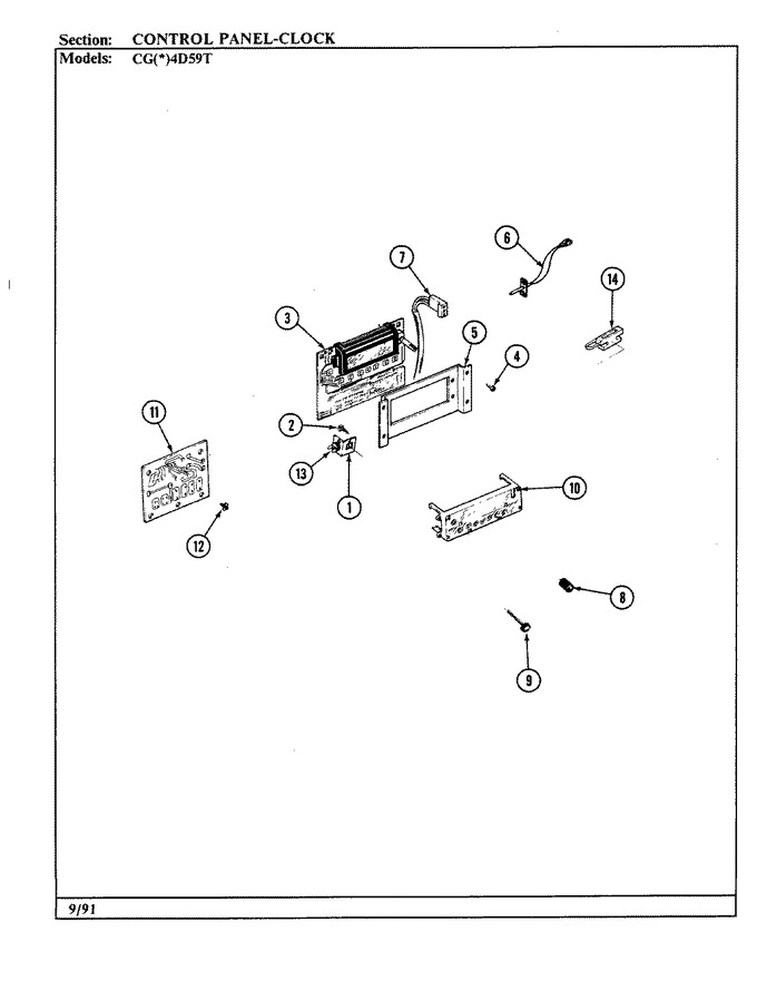 Diagram for CGW4D59TZK