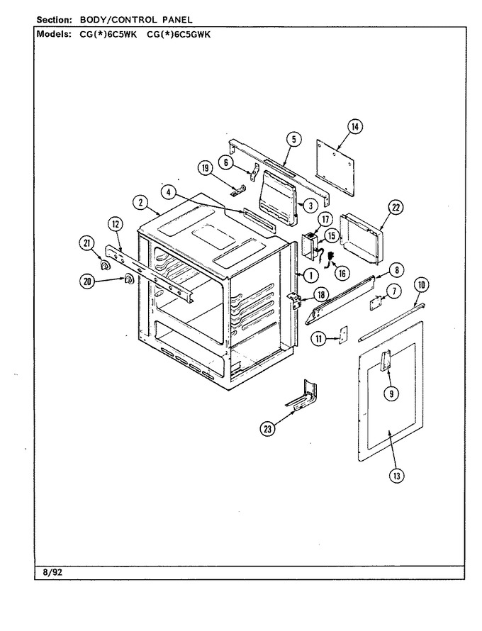 Diagram for CGA6C5GWK