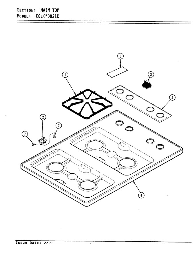 Diagram for CGLW821K