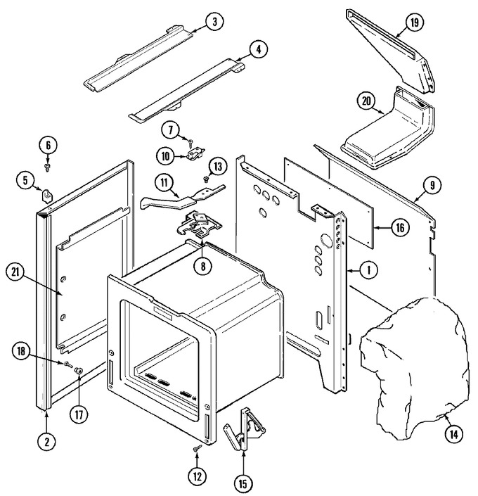 Diagram for NGR3760ADW
