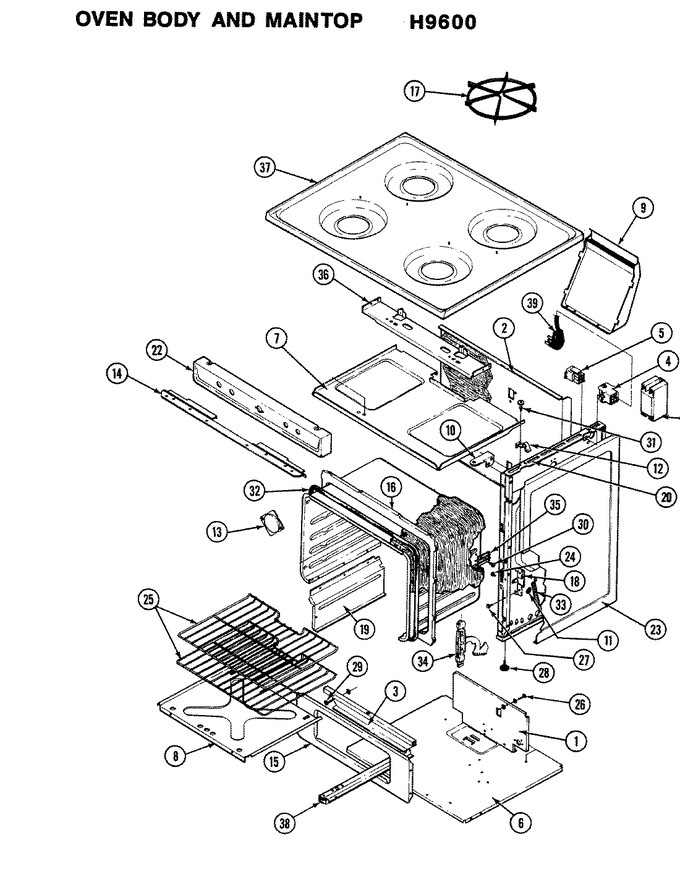 Diagram for CH9626W79R