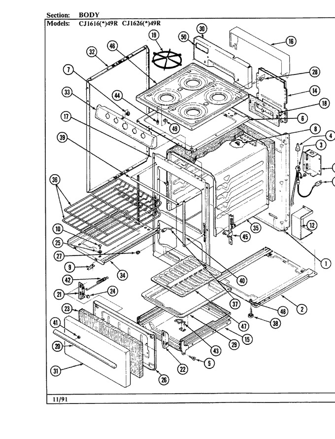 Diagram for CJ1626W49R