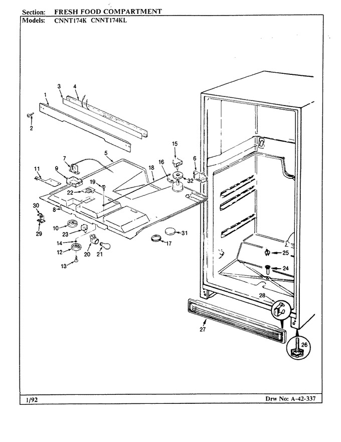 Diagram for CNNT174KLA (BOM: BF32C)