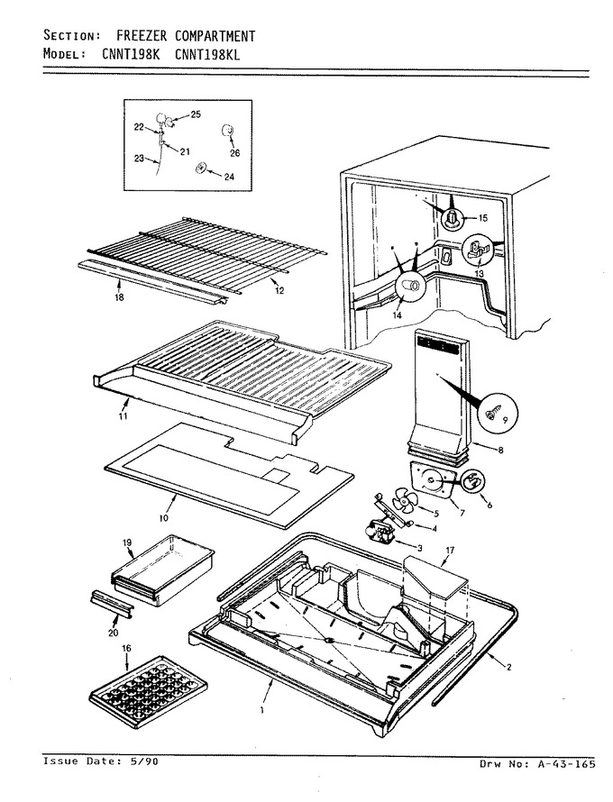 Diagram for CNNT198KA (BOM: AF51B)