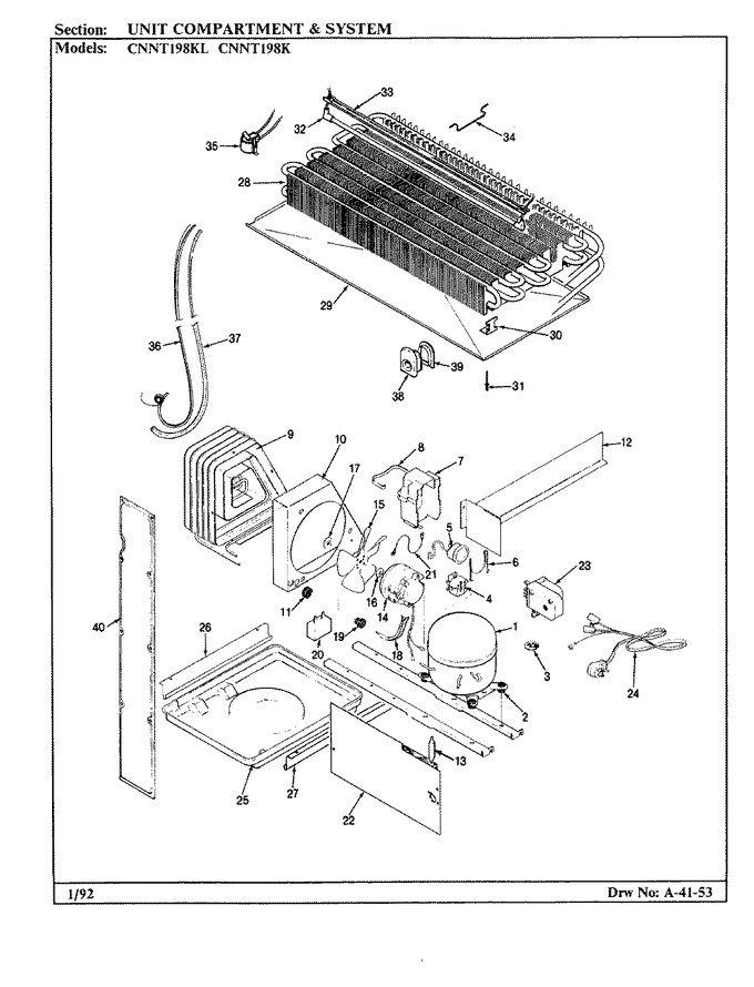 Diagram for CNNT198KL (BOM: BF52B)