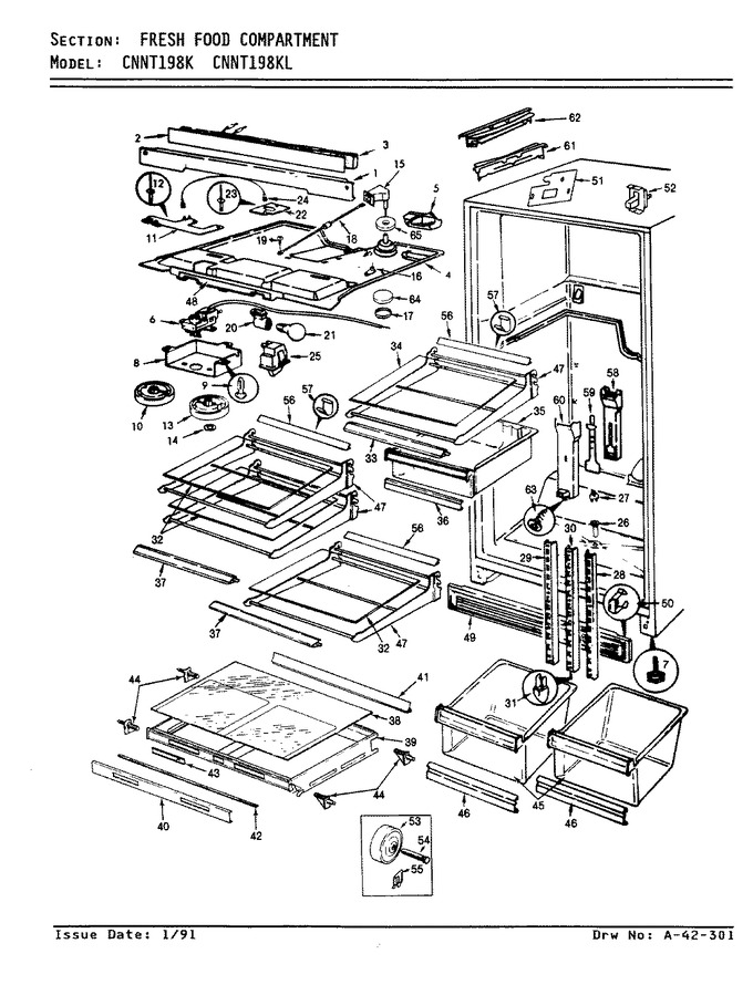 Diagram for CNNT198KA (BOM: AF51B)