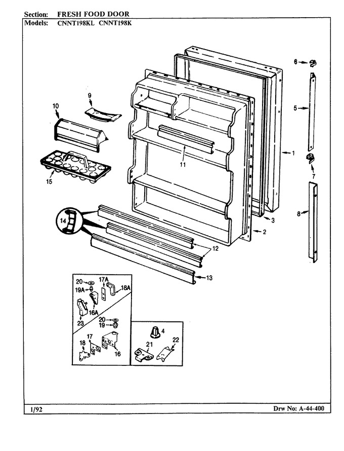 Diagram for CNNT198KLA (BOM: BF52A)