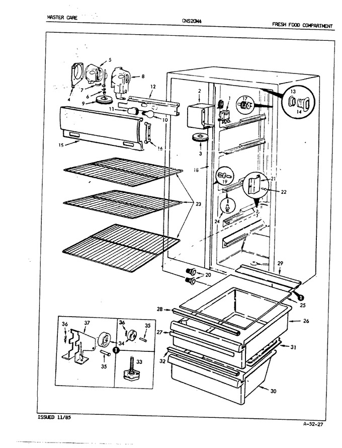 Diagram for CNS20M4 (BOM: 5M61B)