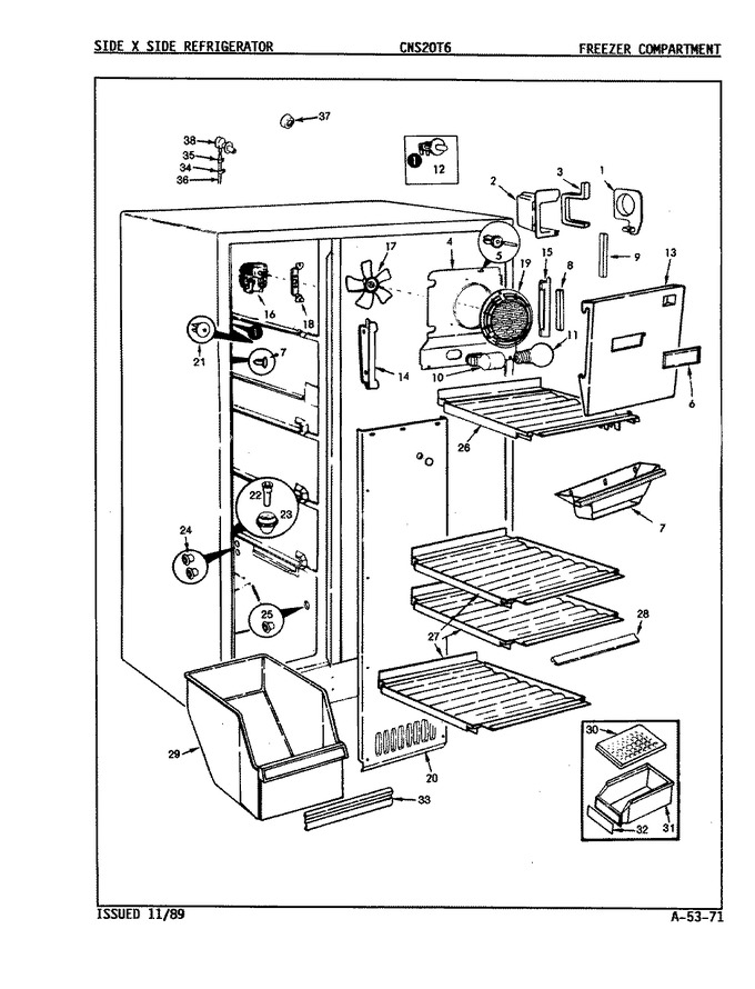 Diagram for CNS20T6 (BOM: 8L05A)