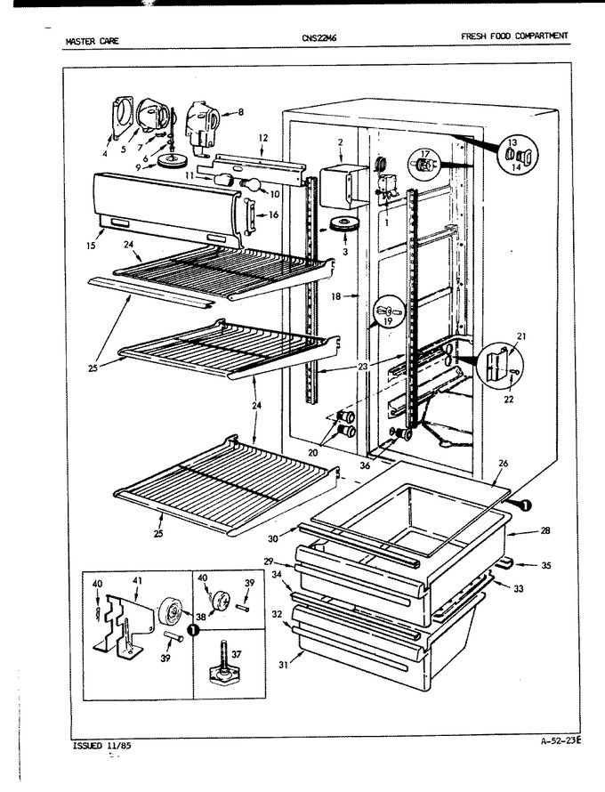 Diagram for CNS22M6 (BOM: 5M63B)