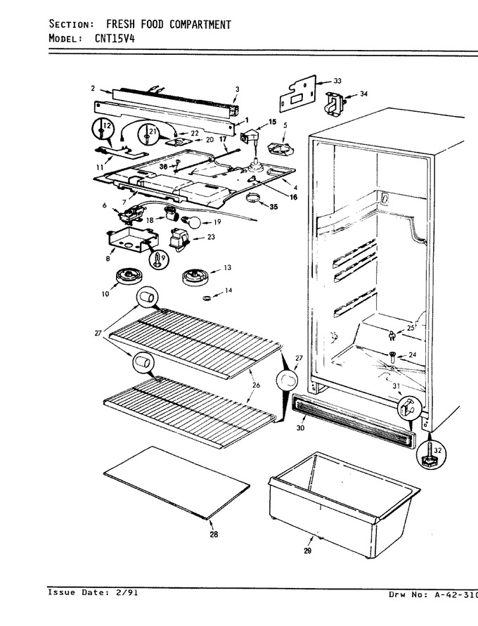 Diagram for CNT15V4A (BOM: AC11B)