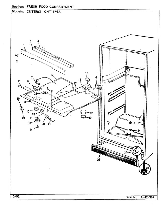 Diagram for CNT15W3A (BOM: CC13B)