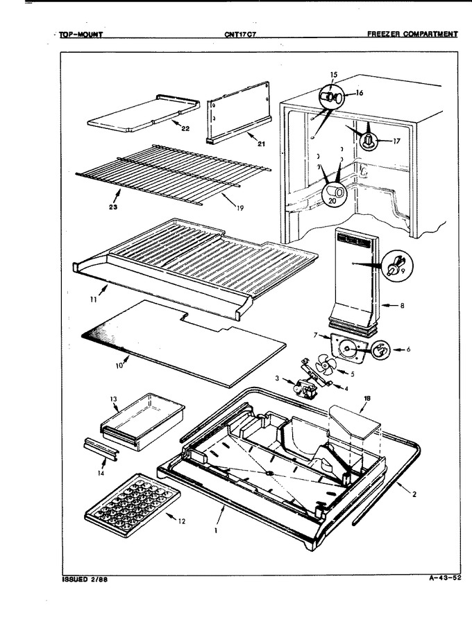 Diagram for CNT17C7A (BOM: 7A75A)