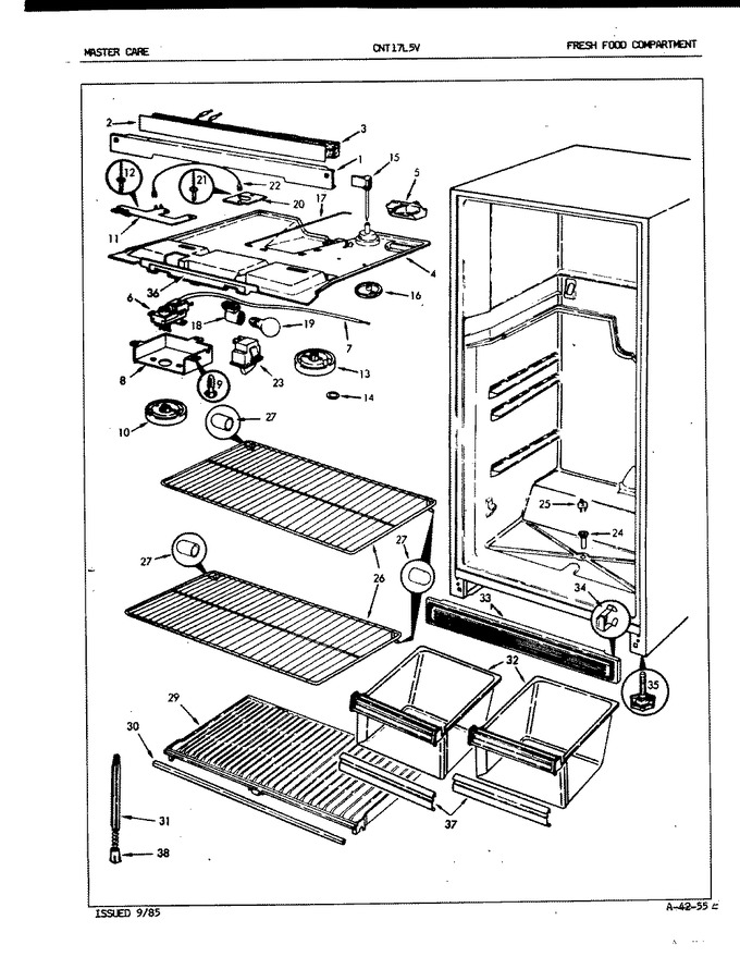 Diagram for CNT17L5V (BOM: 5A43A)