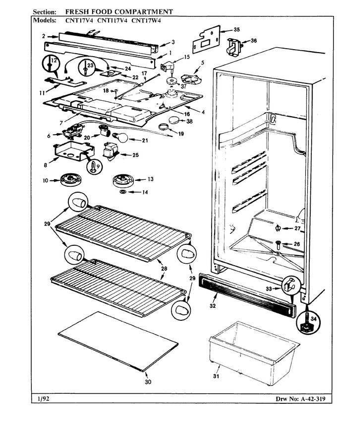 Diagram for CNT17V4A (BOM: AC33B)