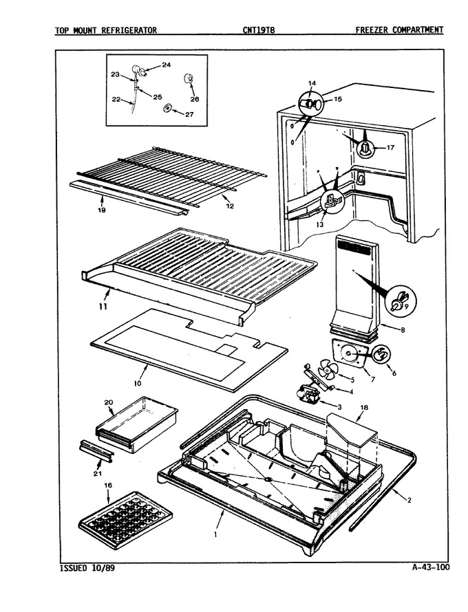 Diagram for CNT19T8A (BOM: 9C51B)