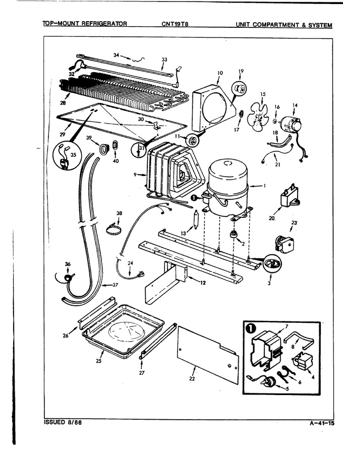 Diagram for CNT19T8A (BOM: 8A15A)