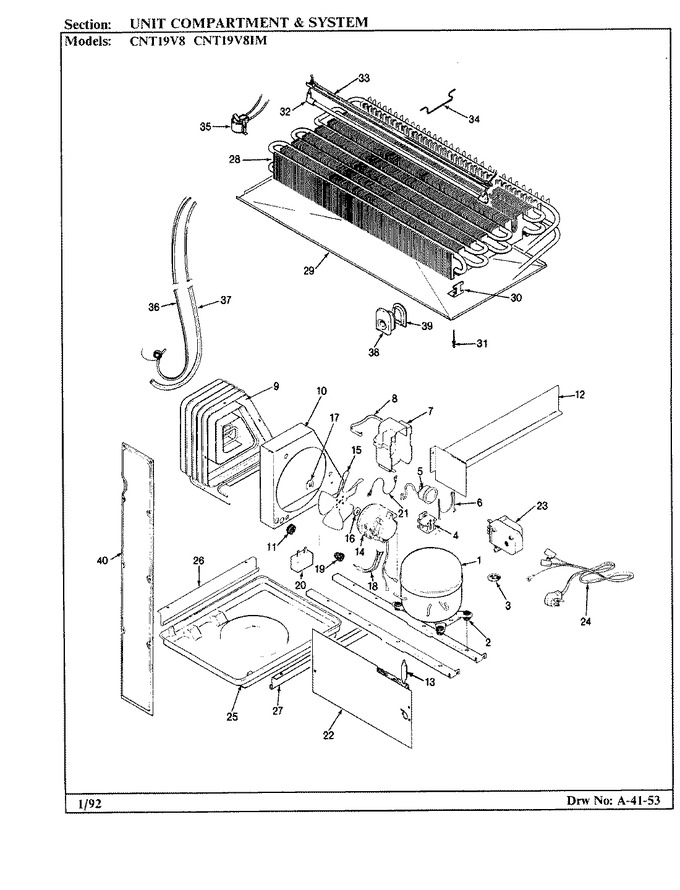 Diagram for CNT19V8A (BOM: AC54B)