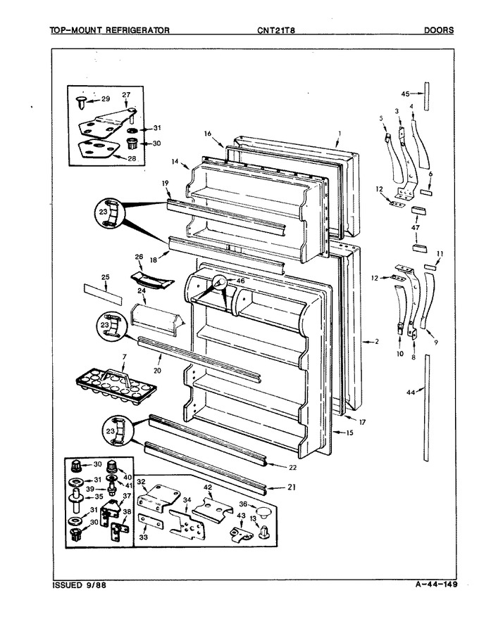 Diagram for CNT21T8A (BOM: 9C52B)