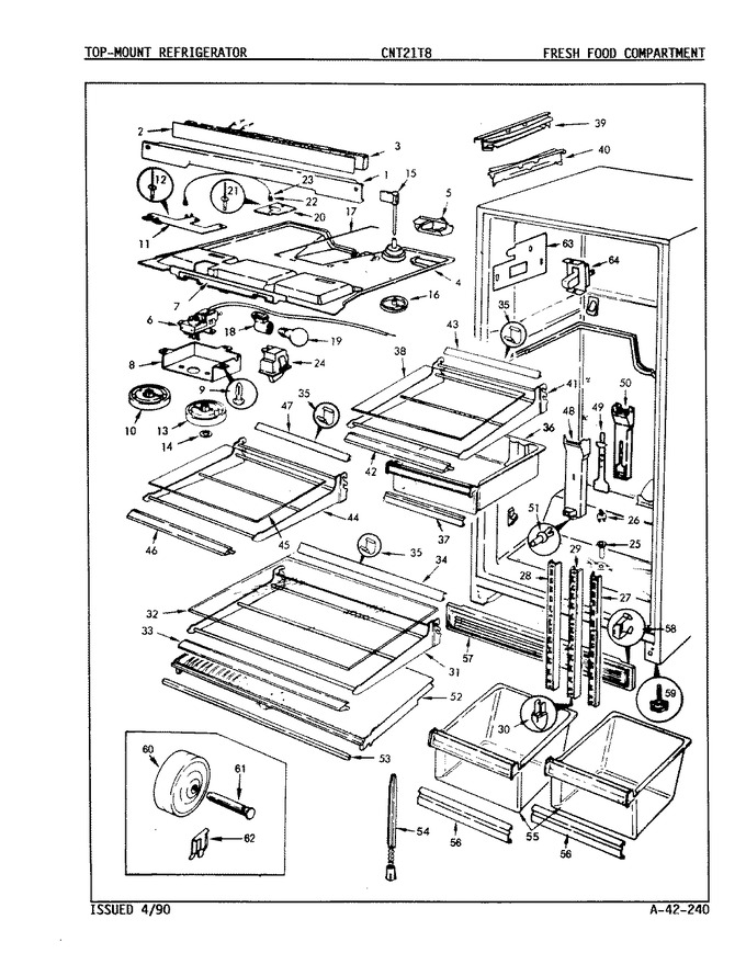 Diagram for CNT21T8A (BOM: 9C52B)