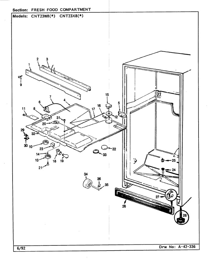 Diagram for CNT23W8 (BOM: CL91A)