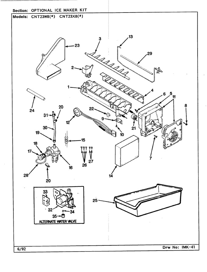 Diagram for CNT23X8 (BOM: CL92A)
