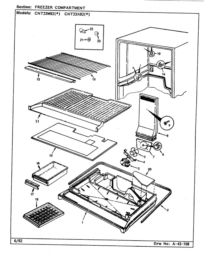 Diagram for CNT23W82 (BOM: BF92A)
