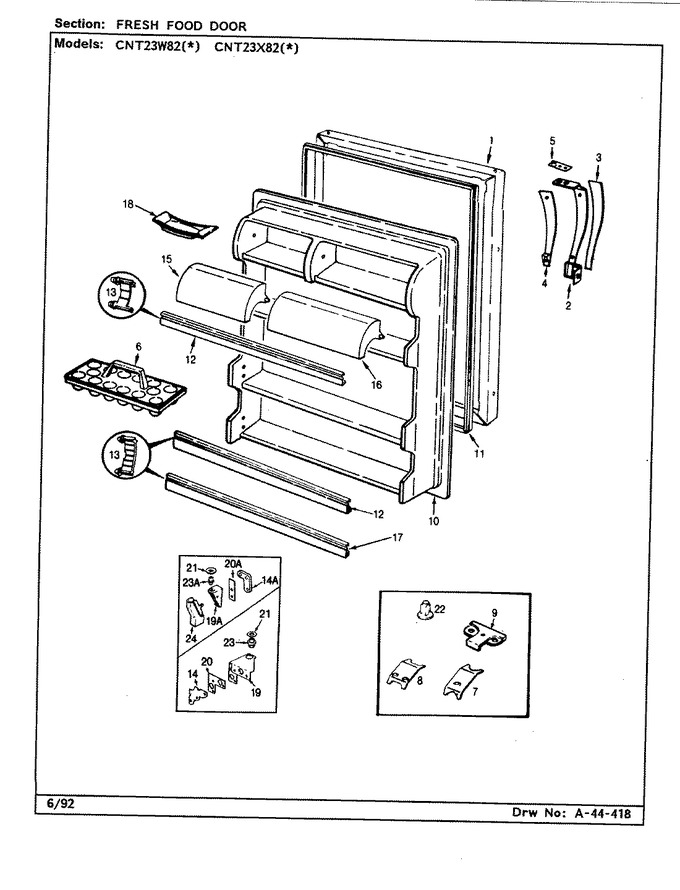 Diagram for CNT23X82A (BOM: CF92A)