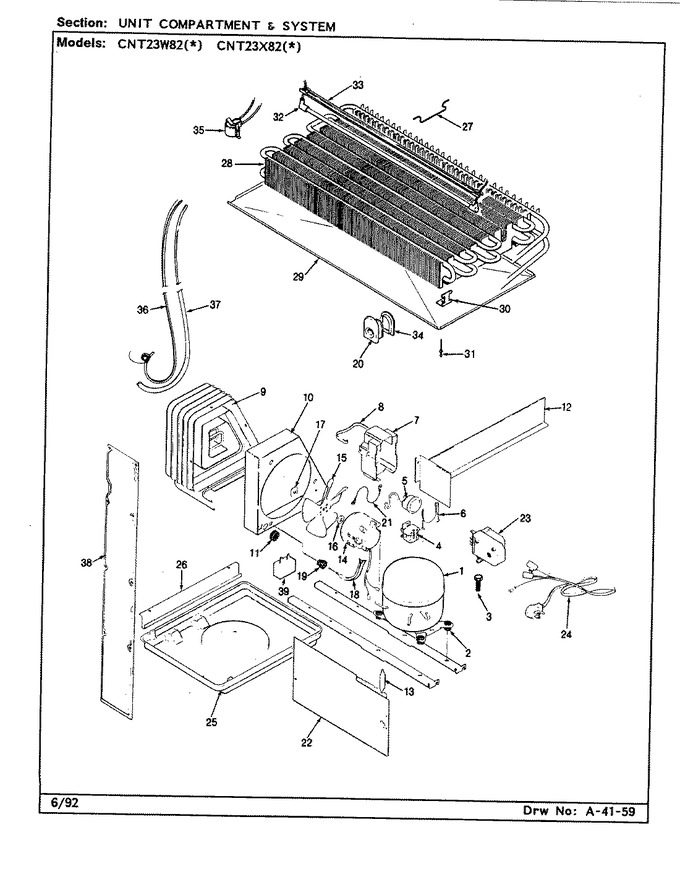 Diagram for CNT23W82 (BOM: BF92A)