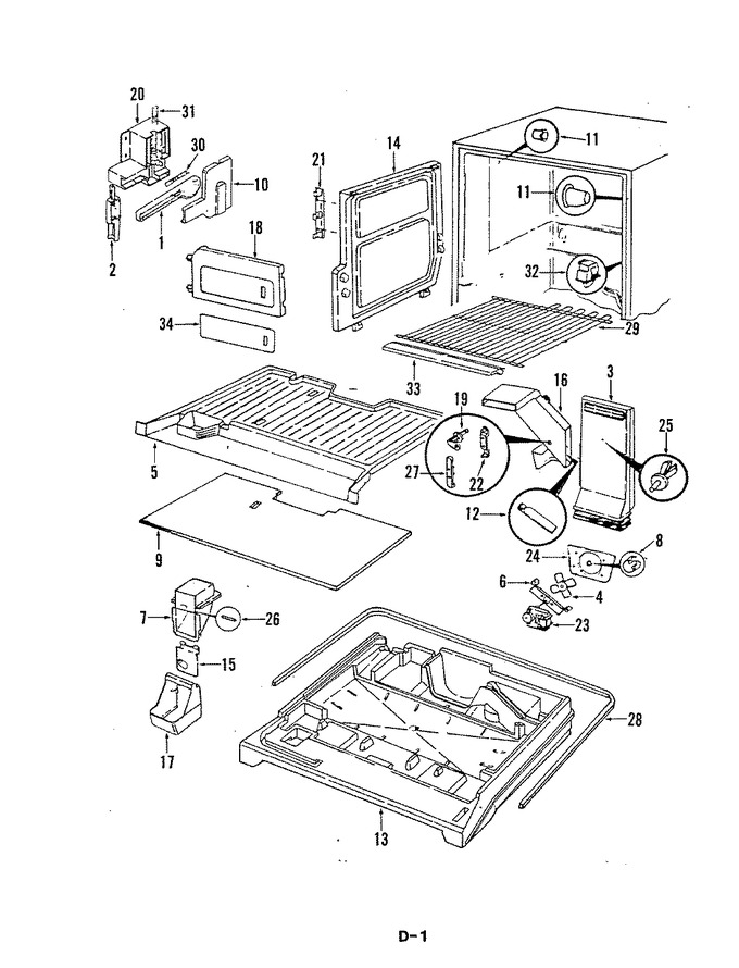 Diagram for CRB22EY-3AI (BOM: 5D66A)