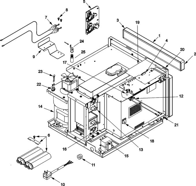 Diagram for HDC21RT2 (BOM P1331209M)