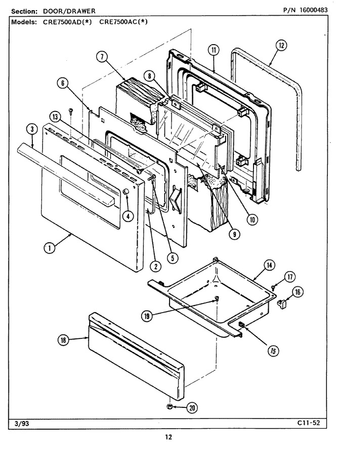 Diagram for CRE7500ACL