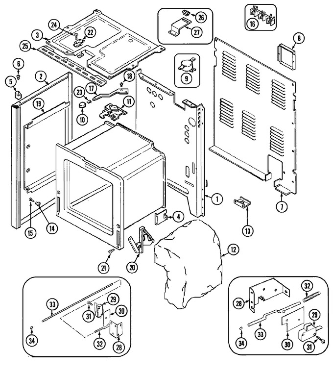 Diagram for CRE9600BCW