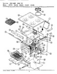 Diagram for 05 - Oven Body/main Top