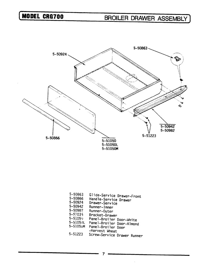 Diagram for CRG700