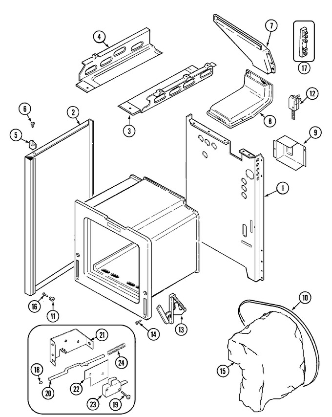 Diagram for CRG7400CAW
