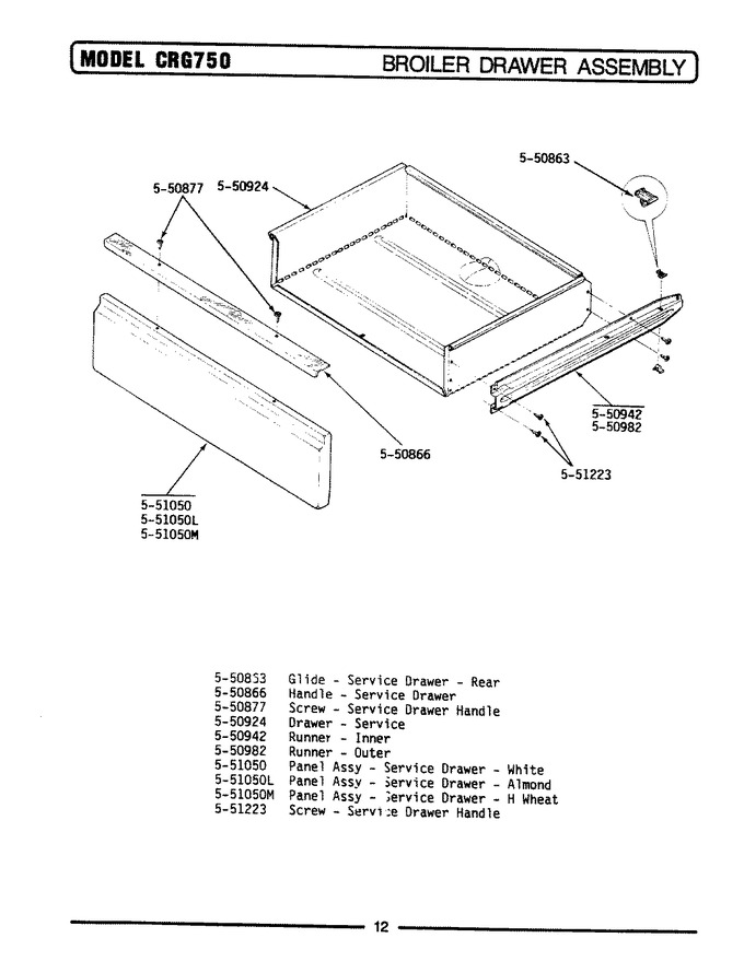 Diagram for LCRG750