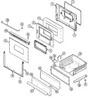 Diagram for 03 - Door/drawer (crg7500aax)