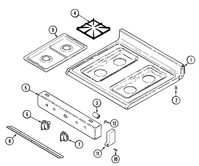 Diagram for CRG7500CGE
