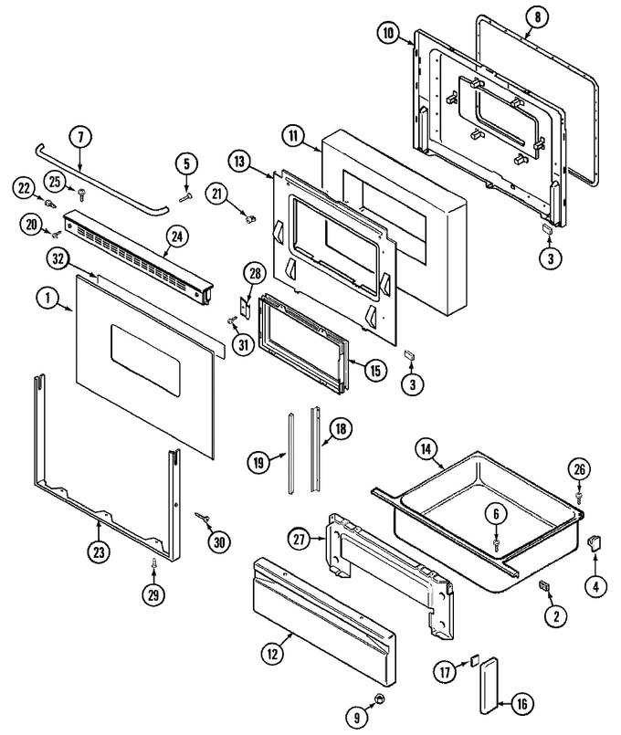 Diagram for CRG9600AAL