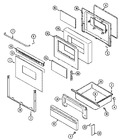 Diagram for 04 - Door/drawer (serial Prefix 16)