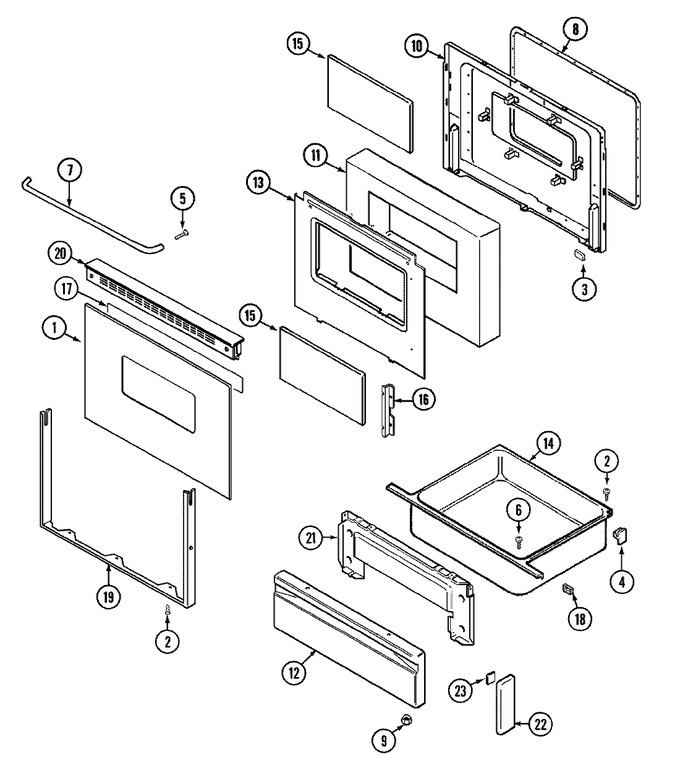 Diagram for CRG9700BAL