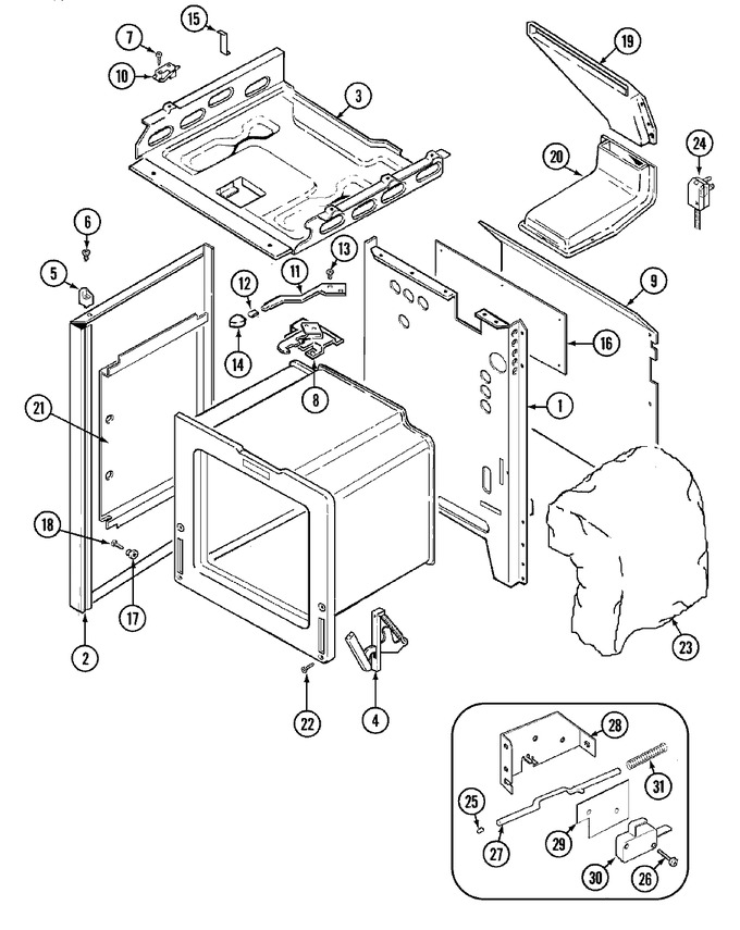 Diagram for CRG9800CAM