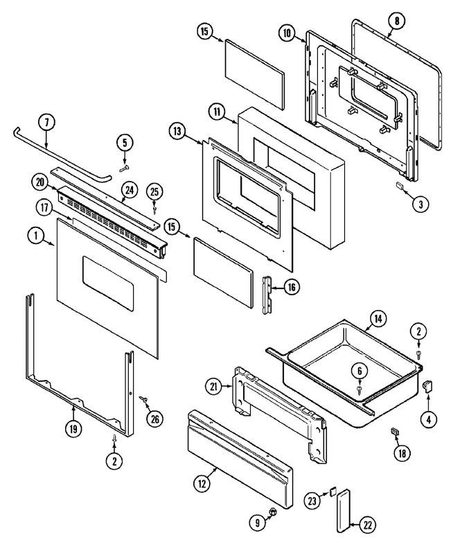 Diagram for CRG9800BAE