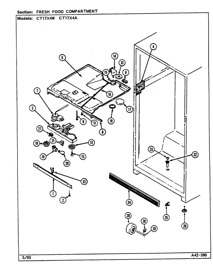 Diagram for CT17X4A (BOM: DC34A)
