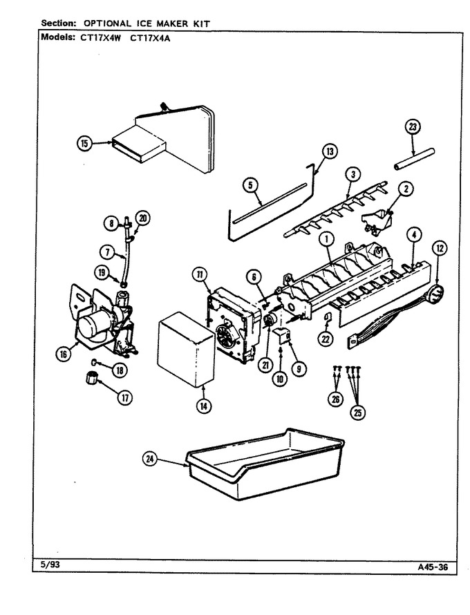 Diagram for CT17X4A (BOM: DC34A)