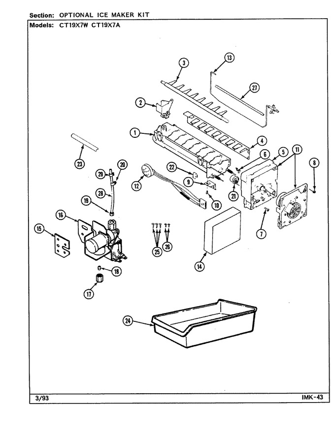Diagram for CT19X7W (BOM: DE64A)